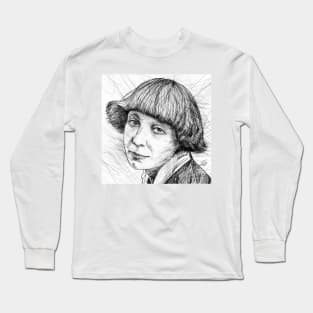 MARINA TSVETAEVA pencil portrait Long Sleeve T-Shirt